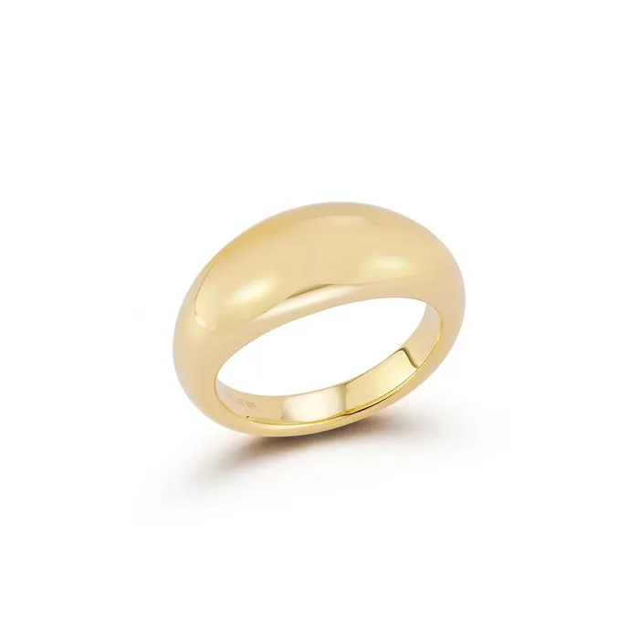 Rings ef collection Gold Jumbo Dome Ring