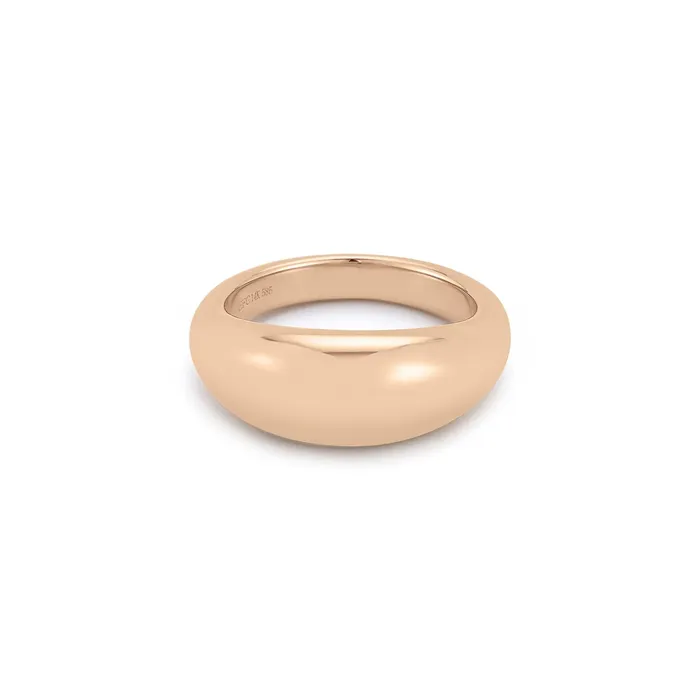 Rings ef collection Gold Jumbo Dome Ring