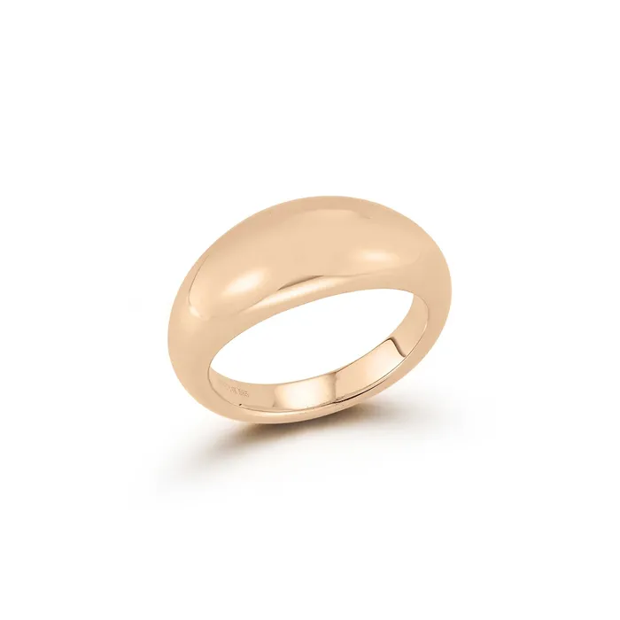 Rings ef collection Gold Jumbo Dome Ring
