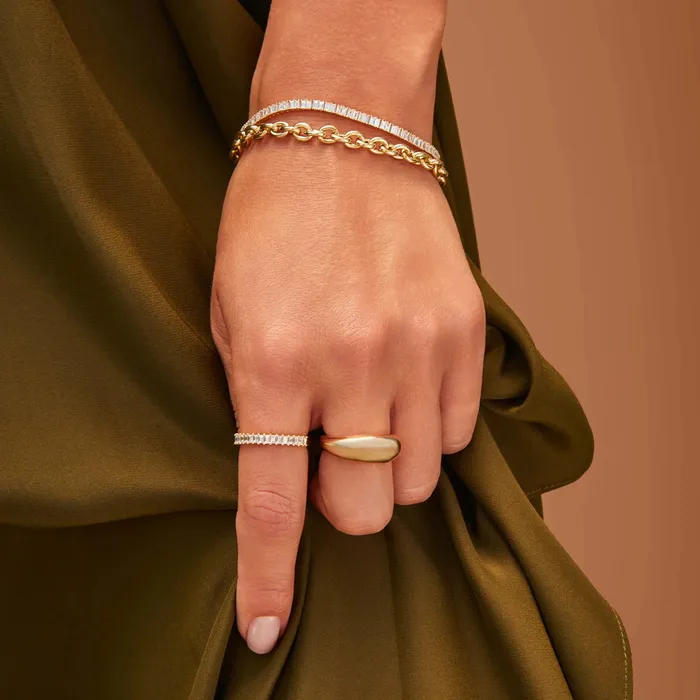 Rings ef collection Gold Jumbo Dome Ring