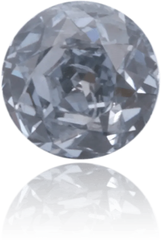 Rings Langerman Diamonds Natural Blue Diamond Round 014 ct Polished