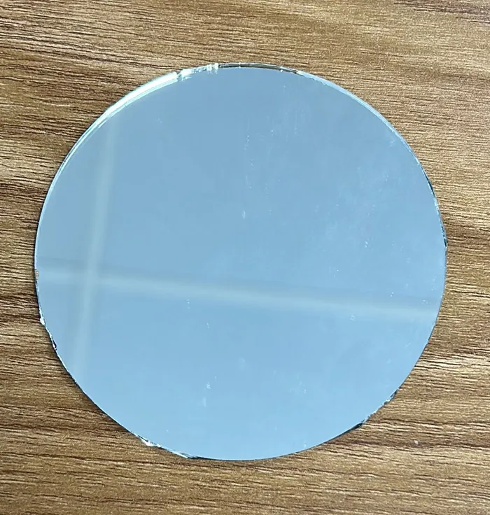 Rings Resin Art Hub Mirror round cut