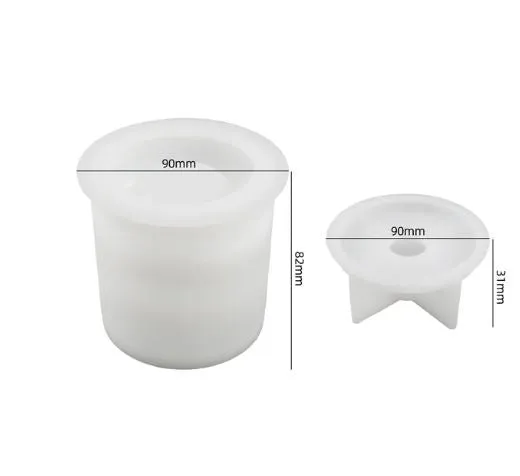 Round Stone Shaped Storage Silicone mold Resin Art Hub Rings