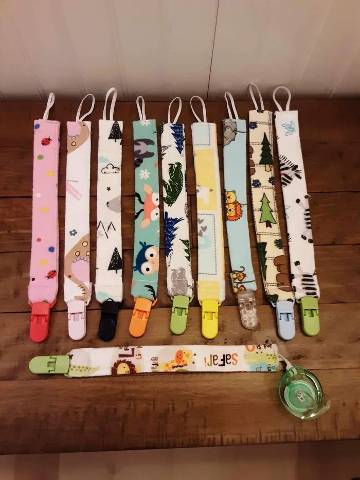 Sew Perfect By The Lake Necklaces Sew Perfect By The Lake Baby Soother Clip