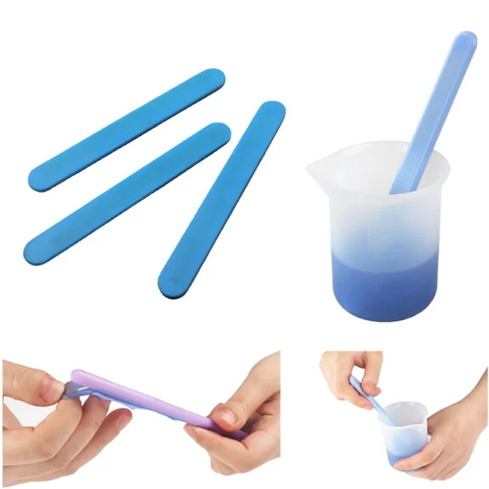 Silicone Stir Stick Rods for Mixing Resin 1Piece Resin Art Hub Necklaces