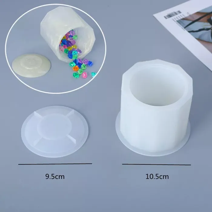 Storage Silicone Mold with Lid for Jesmonite Art Resinarthub Necklaces
