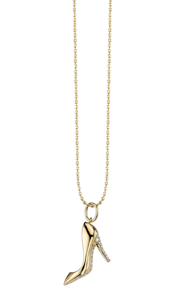 Sydney Evan Stiletto Charm Charm Necklaces