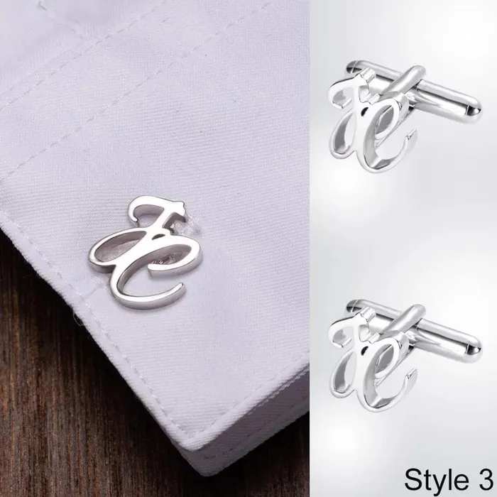 The Signature Collection Co Personalized Cuff Link Set Earrings