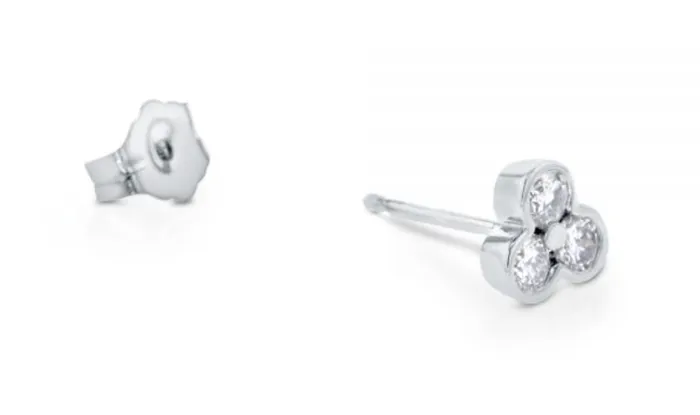 Tri Studs Carbon Hyde Earrings Tri Studs Carbon Hyde Earrings