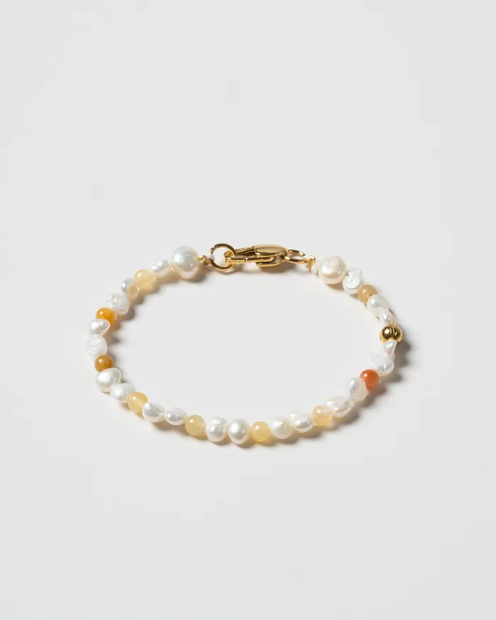 Vanna Nephrite Beaded Pearl Bracelet CUN Bracelets