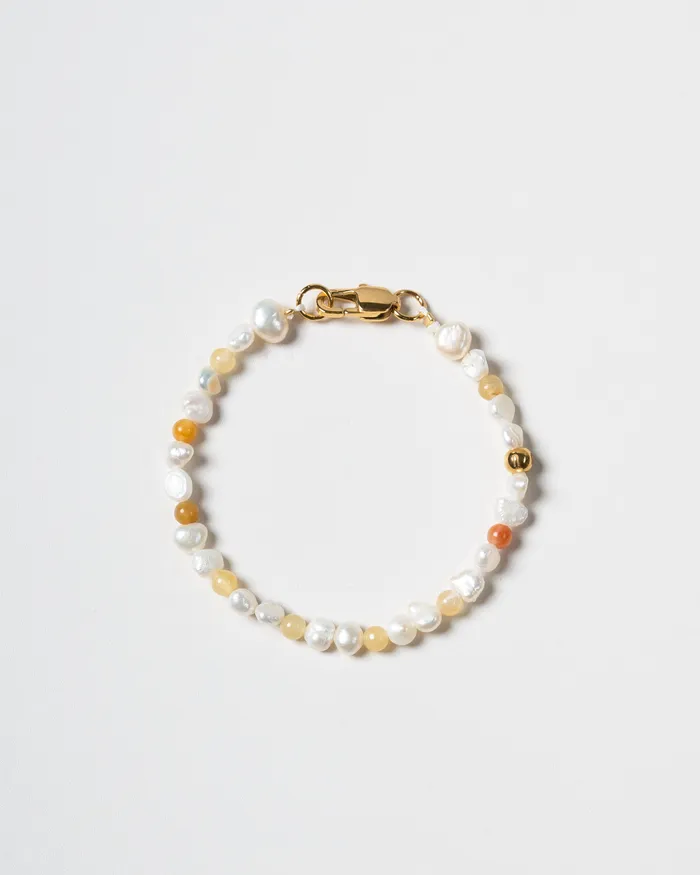 Vanna Nephrite Beaded Pearl Bracelet CUN Bracelets