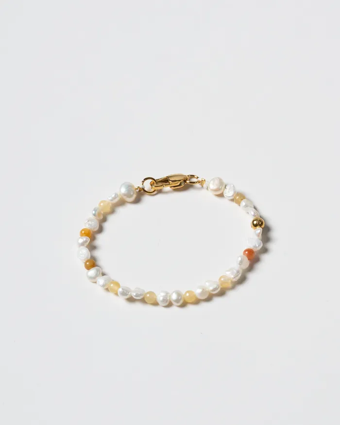 Vanna Nephrite Beaded Pearl Bracelet CUN Bracelets