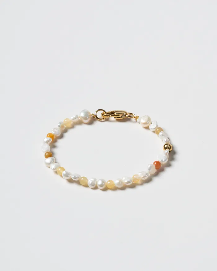 Vanna Nephrite Beaded Pearl Bracelet CUN Bracelets