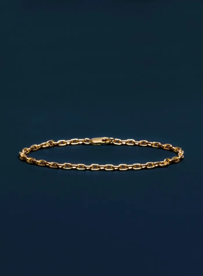 WE ARE ALL SMITH Mens Jewelry Clothing Bracelets 14k Gold Filled Cable Chain Bracelet WE ARE ALL SMITH Mens Jewelry Clothing Bracelets 14k Gold Filled Cable Chain Bracelet