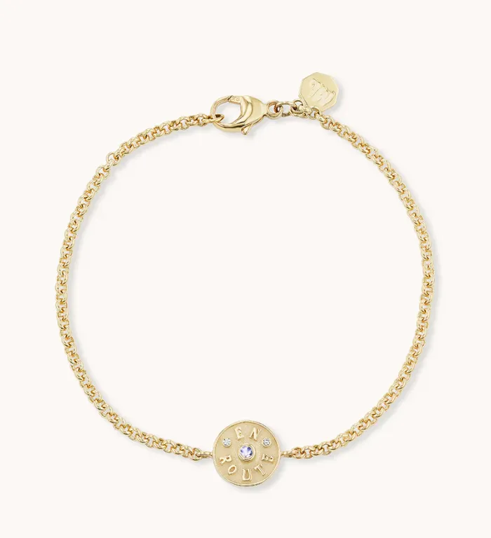 WEE EN ROUTE BRACELET TANZANITE Marlo Laz Bracelets