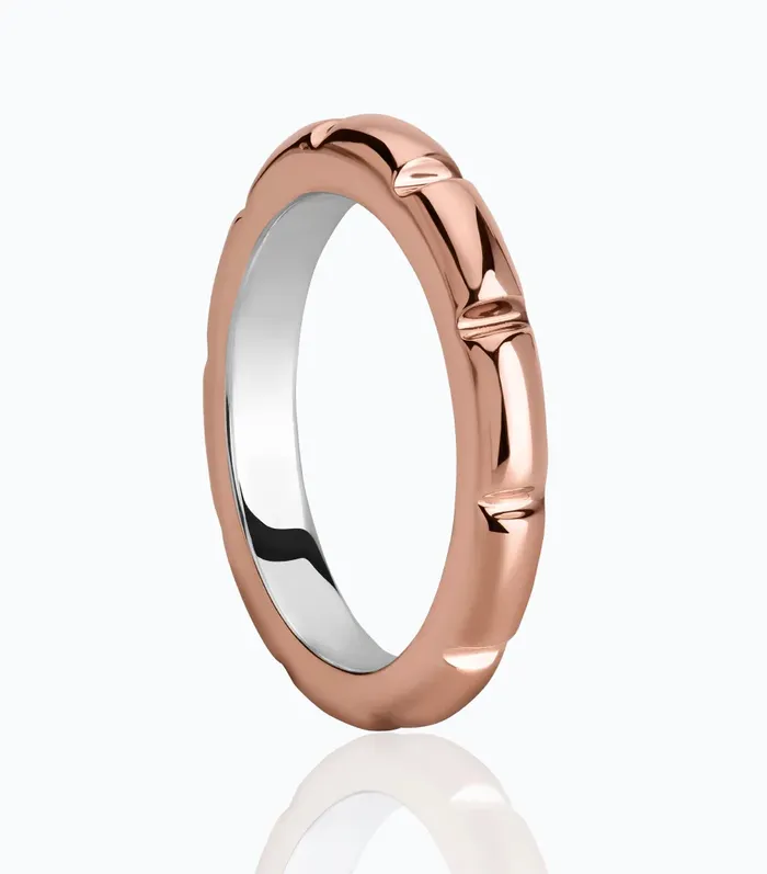 XOCOLATE BAR ROSE VERMEIL RING Tane Rings
