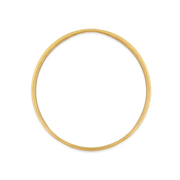 Yellow Chimes Bangle Bracelet for Women and Girls Fashion Golden Bangle Stainless Steel Bracelet Gold Plated Bangle Style Kada Bracelet for Women and Girls Yellow Chimes Earrings