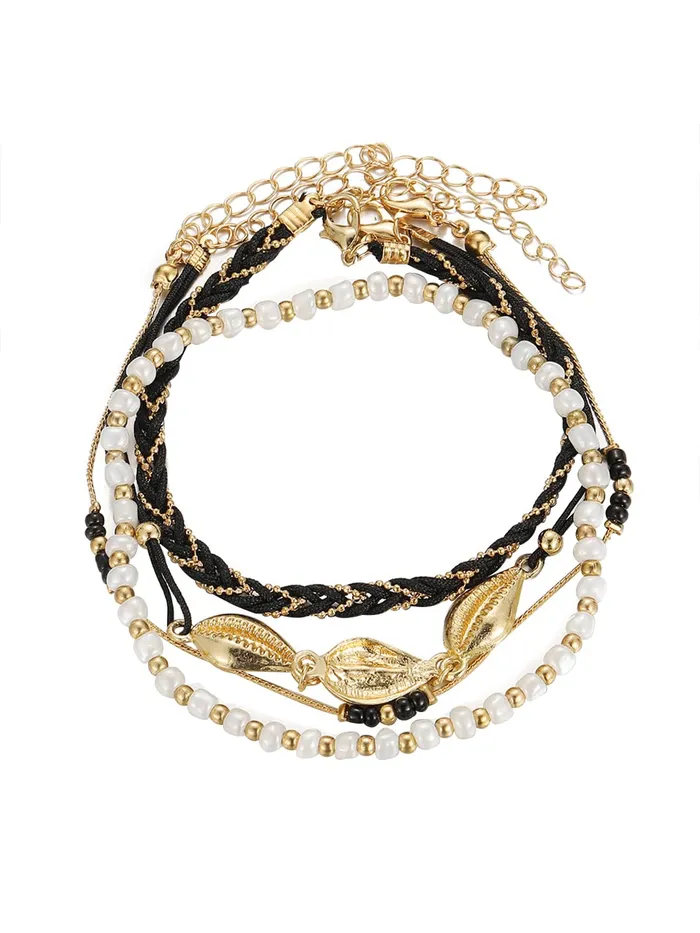 Yellow Chimes Bracelets Yellow Chimes Anklets For Women Boho Layered Anklet Gold Toned Pearl Beaded Ankle Chain Foot Jewellery For Women and Girls Yellow Chimes Bracelets Yellow Chimes Anklets For Women Boho Layered Anklet Gold Toned Pearl Beaded Ankle Chain Foot Jewellery For Women and Girls