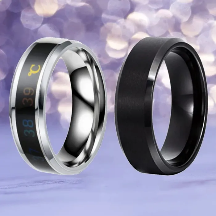 Yellow Chimes Combo Black Rings For Men Pack of 2 Stainless Steel Men Rings Dragon Celtic Design Black Finger Rings for Boys Ideal Gift For Men and Boys Yellow Chimes Necklaces