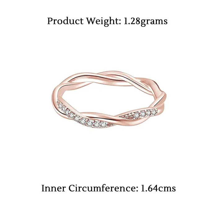 Yellow Chimes Crystal Rings for Women Exclusive Silver Plated Crystal studded with Cubic Zircon Ring for Women and Girls Valentine Gift for Girls Yellow Chimes Rings