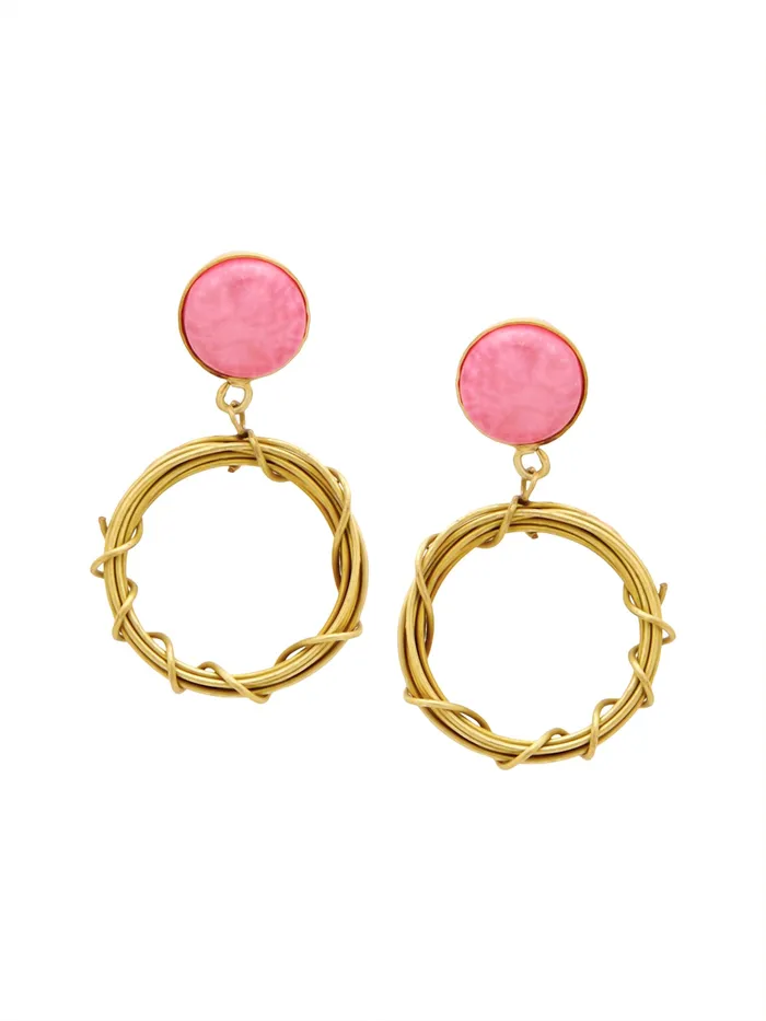 Yellow Chimes Drop Earrings For Women Fashion Golden Women Earrings Pink Stone Gold Plated Circle Drop Earrings For Girls Birthday Gift for Girls Anniversary Gift for Women Yellow Chimes Earrings Yellow Chimes Drop Earrings For Women Fashion Golden Women Earrings Pink Stone Gold Plated Circle Drop Earrings For Girls Birthday Gift for Girls Anniversary Gift for Women Yellow Chimes Earrings