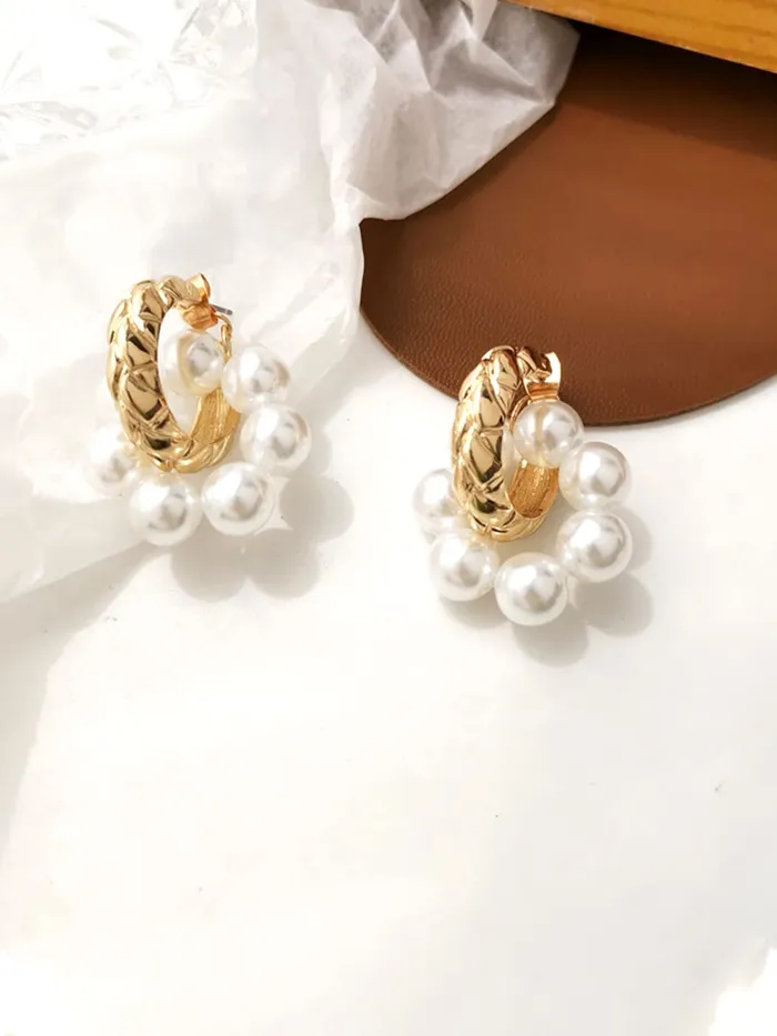 Yellow Chimes Earrings for Women and Girls Drop Earrings for Girls Gold Toned Pearl Drop Earrings Birthday Gift for girls and women Anniversary Gift for Wife Yellow Chimes Necklaces