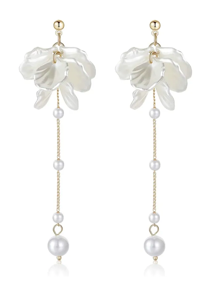 Yellow Chimes Earrings for Women and Girls Pearl Dangler Gold Toned White Petals Pearl Drop Designed Long Danglers Earrings Birthday Gift for girls and women Anniversary Gift for Wife Yellow Chimes Necklaces Yellow Chimes Earrings for Women and Girls Pearl Dangler Gold Toned White Petals Pearl Drop Designed Long Danglers Earrings Birthday Gift for girls and women Anniversary Gift for Wife Yellow Chimes Necklaces