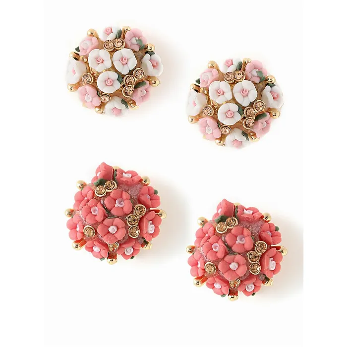 Yellow Chimes Earrings Kairangi Stud Earrings for Women Combo of 2 Pairs Floral Stud Earrings Gold Plated Pink Peach Studs for Girls and Women Yellow Chimes Earrings Kairangi Stud Earrings for Women Combo of 2 Pairs Floral Stud Earrings Gold Plated Pink Peach Studs for Girls and Women