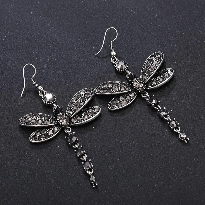 Yellow Chimes Earrings Yellow Chimes Earrings for Women and Girls Butterfly Drop EarringsSilver Plated Black Color Drop Earrings Birthday Gift for girls and women Anniversary Gift for Wife