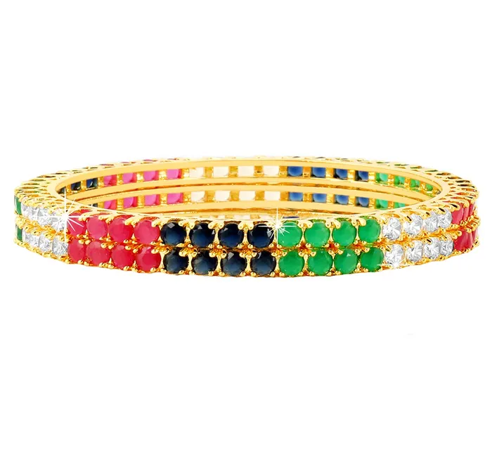 Yellow Chimes Earrings Yellow Chimes Exclusive Beautiful CZAD Crystal Studded 2 Pc Gold Plated Traditional Bangle Set for Women and Girls 26 Yellow Chimes Earrings Yellow Chimes Exclusive Beautiful CZAD Crystal Studded 2 Pc Gold Plated Traditional Bangle Set for Women and Girls 26