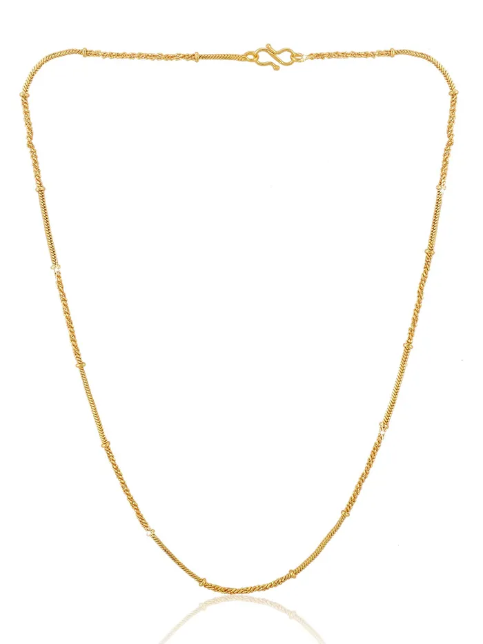 Yellow Chimes Earrings Yellow Chimes GoldPlated Latest Fashion Stylish And Trendy Classic Designer Neck Chains for Men and Boys