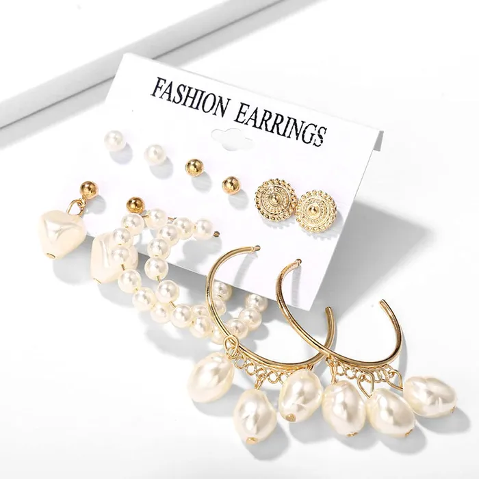 Yellow Chimes Earrings Yellow Chimes Latest Fashion Gold Plated Geometric Design Dangle Earrings for Women and Girls Design 10