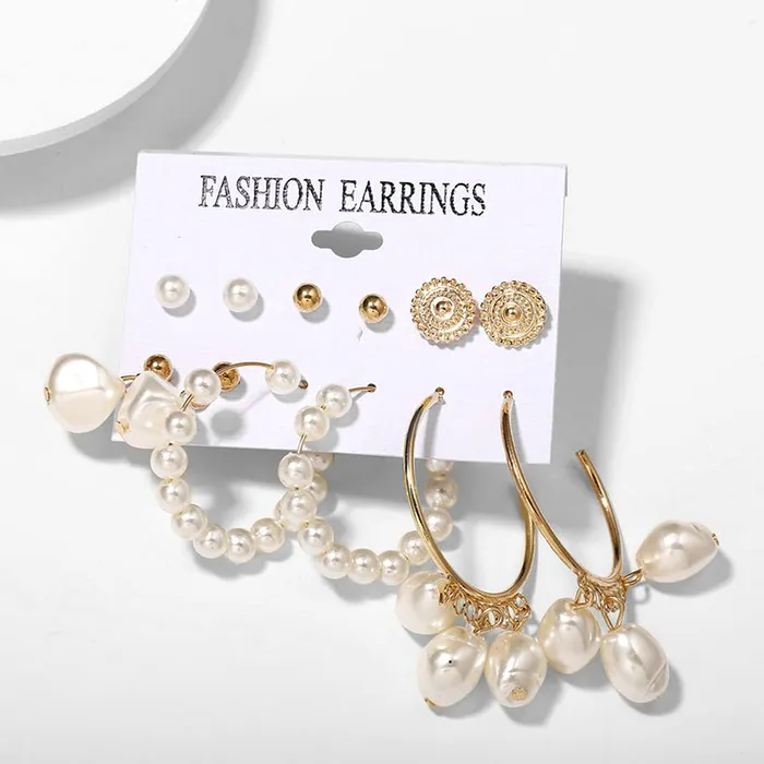 Yellow Chimes Earrings Yellow Chimes Latest Fashion Gold Plated Geometric Design Dangle Earrings for Women and Girls Design 10