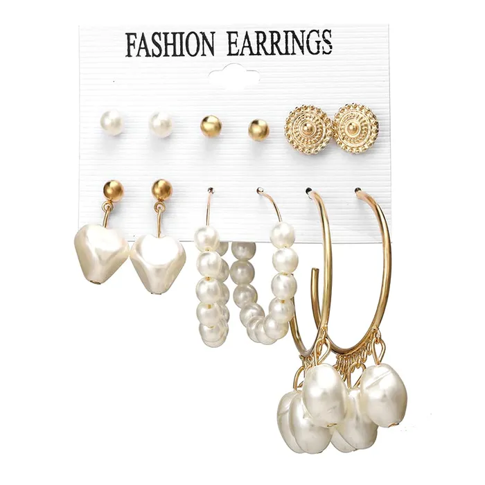 Yellow Chimes Earrings Yellow Chimes Latest Fashion Gold Plated Geometric Design Dangle Earrings for Women and Girls Design 10