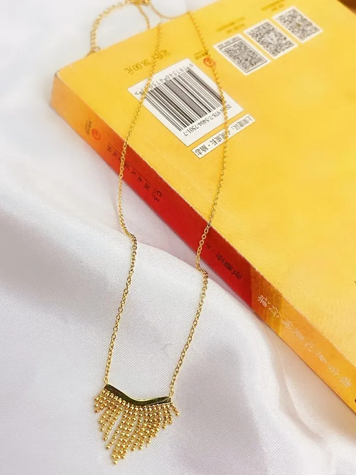 Yellow Chimes Earrings Yellow Chimes Layered Choker Necklace for Women Minimal Shaped Neck Chains Charm Designed Choker Necklace for Women and Girls NK 3