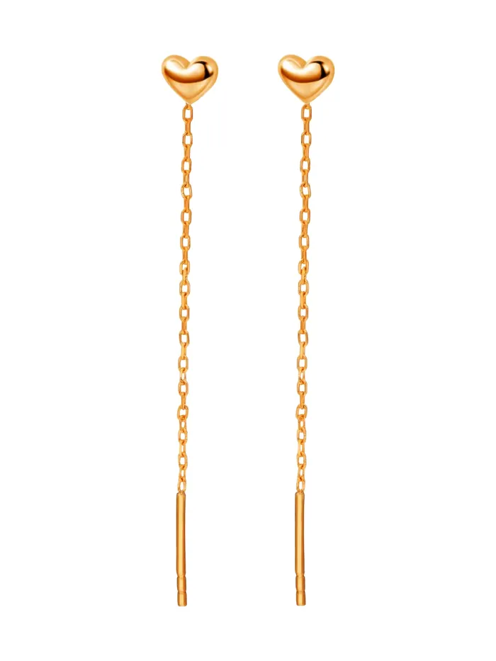 Yellow Chimes Earrings Yellow Chimes Threader Earrings for Women Gold Plated Heart Shaped Long Chain Threader Earrings For Women and Girls Valentine Gift for Girls Yellow Chimes Earrings Yellow Chimes Threader Earrings for Women Gold Plated Heart Shaped Long Chain Threader Earrings For Women and Girls Valentine Gift for Girls