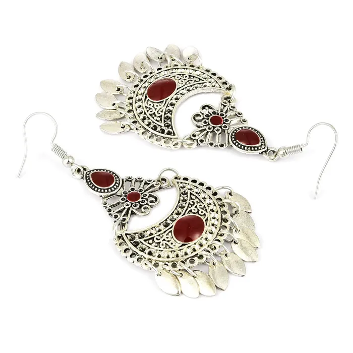 Yellow Chimes Earrings Yellow Chimes Vintage Ethnic Fusion Multicolor Earrings for Women Girls
