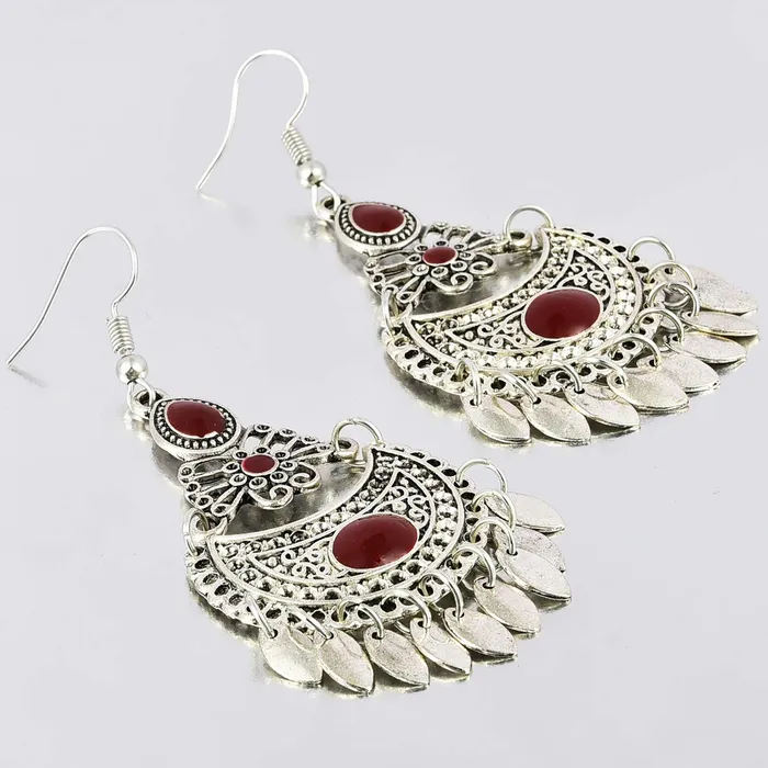 Yellow Chimes Earrings Yellow Chimes Vintage Ethnic Fusion Multicolor Earrings for Women Girls