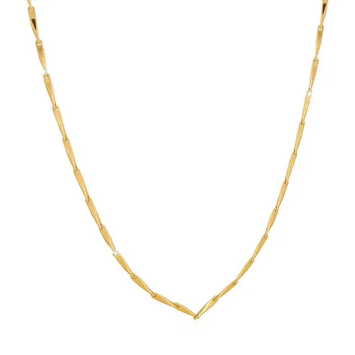 Yellow Chimes Gold Plated Latest Fashion Classic Design Most Popular Rice Neck Chains for Men and Boys Yellow Chimes Bracelets