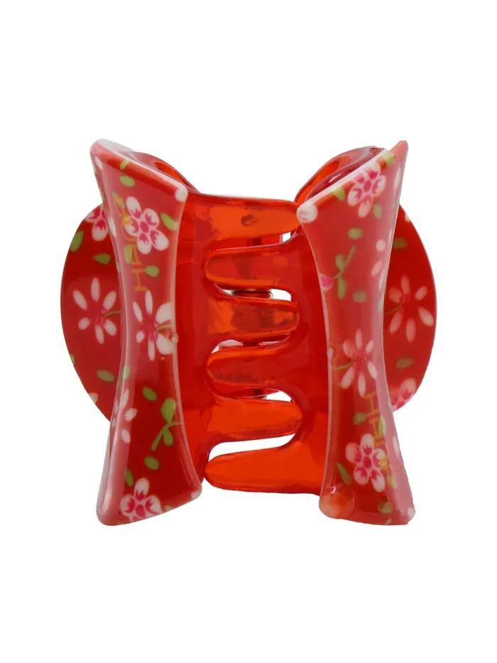 Yellow Chimes Hair Clutchers Claws for Women 6 Pcs Hair Claws for Girls Daily Use Floral Printed Hair Clips for Women and Girls Hair Accessories Yellow Chimes Bracelets
