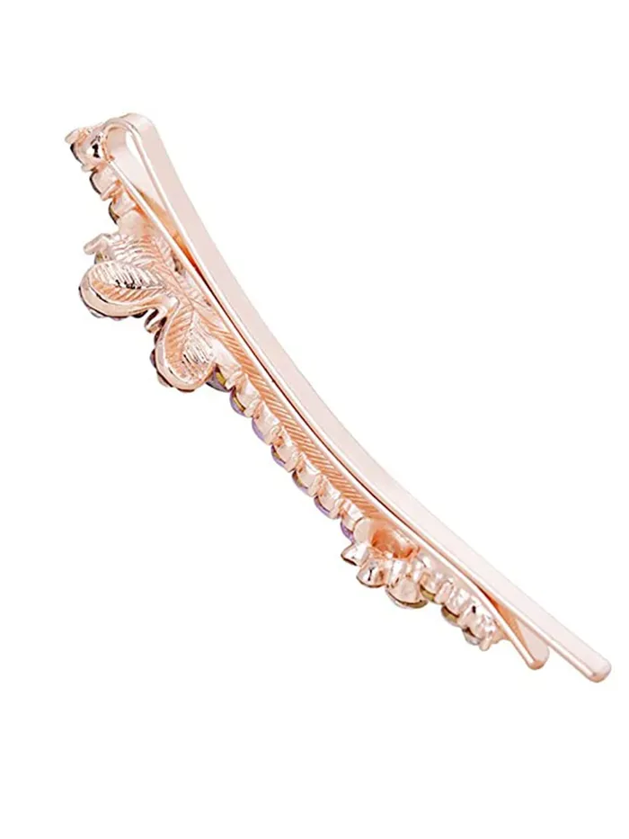 Yellow Chimes Hair Pins for Women Girls Hair Accessories for Women Hair Pin 2 Pcs Crystal Pink Butterfly Bobby Pins for Hair Pins for Girls Bobby Pins fro women Gift for Women and Girls Yellow Chimes Necklaces