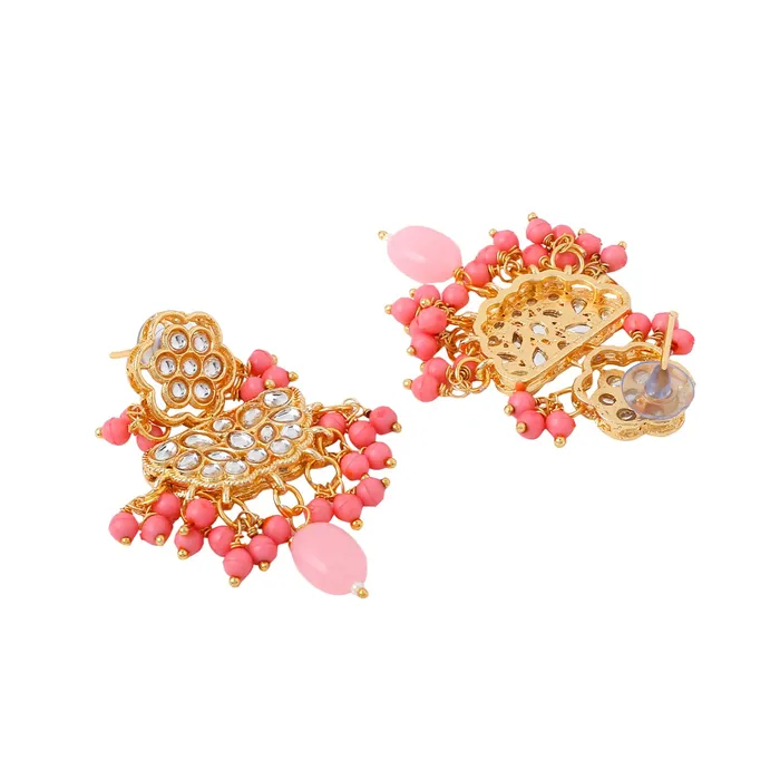 Yellow Chimes Jewellery Set for Women and Girls Kundans Necklaces Set Gold Plated Multilayer Beads Beaded Kundan Necklace Set Birthday Gift for girls and women Anniversary Gift for Wife Yellow Chimes Necklaces