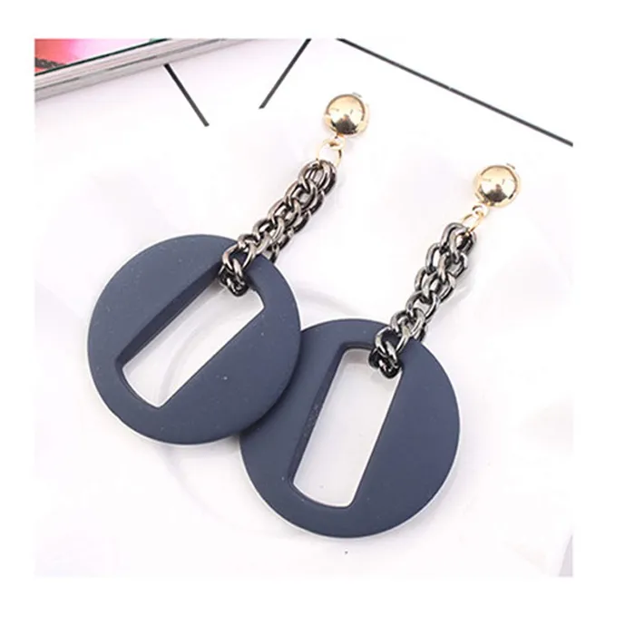 Yellow Chimes Matte Finish Soft Blue Resin Dangle Earring for Women And Girls Yellow Chimes Bracelets