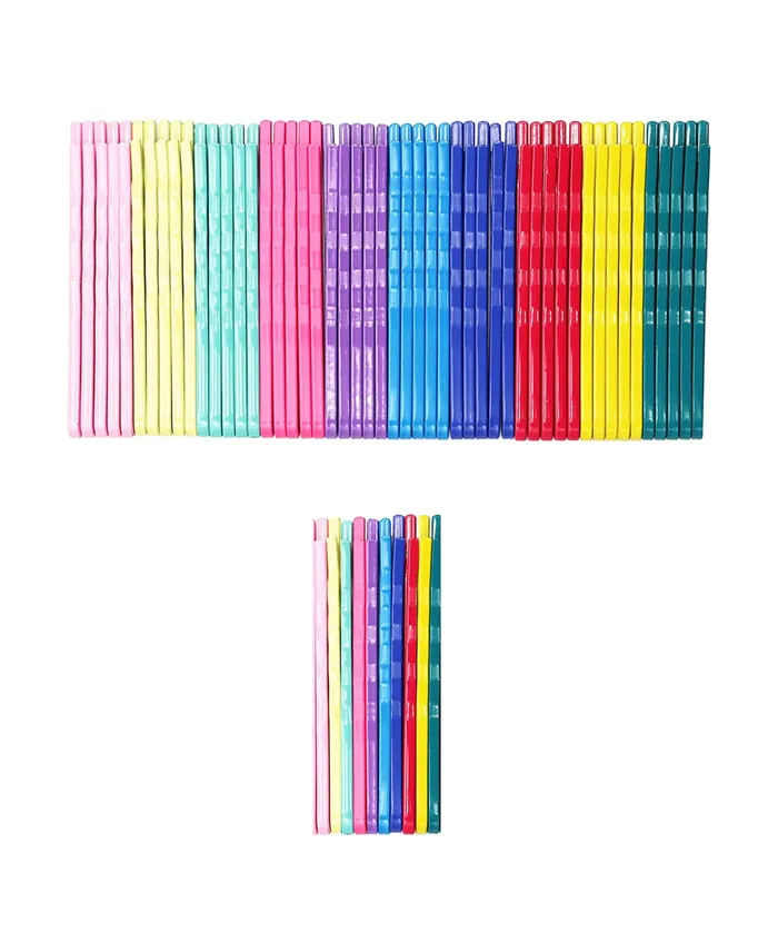 Yellow Chimes Necklaces Melbees by Yellow Chimes Hair Pins for Girls Kids Hair Accessories for Girls Hair Pin 14 Pcs Bobby Pins for Hair Black Charm Hairpin Bobby Hair Pins for Girls Kids Teens Toddlers