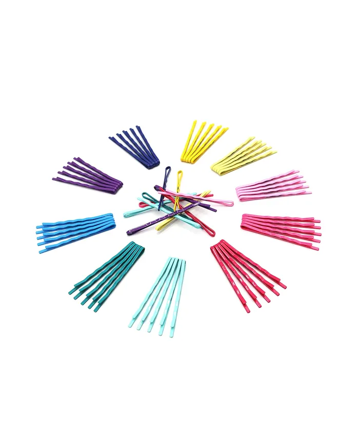 Yellow Chimes Necklaces Melbees by Yellow Chimes Hair Pins for Girls Kids Hair Accessories for Girls Hair Pin 14 Pcs Bobby Pins for Hair Black Charm Hairpin Bobby Hair Pins for Girls Kids Teens Toddlers