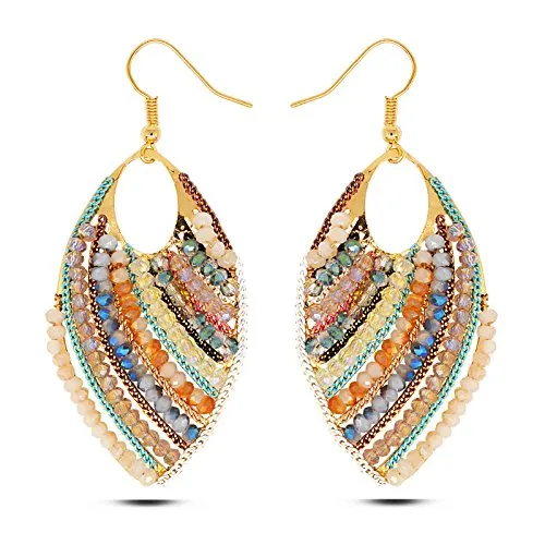 Yellow Chimes Necklaces Yellow Chimes Bohemian Bollywood style Latest Arrival Crystal Dangler Earrings for Women Girls Yellow Chimes Necklaces Yellow Chimes Bohemian Bollywood style Latest Arrival Crystal Dangler Earrings for Women Girls