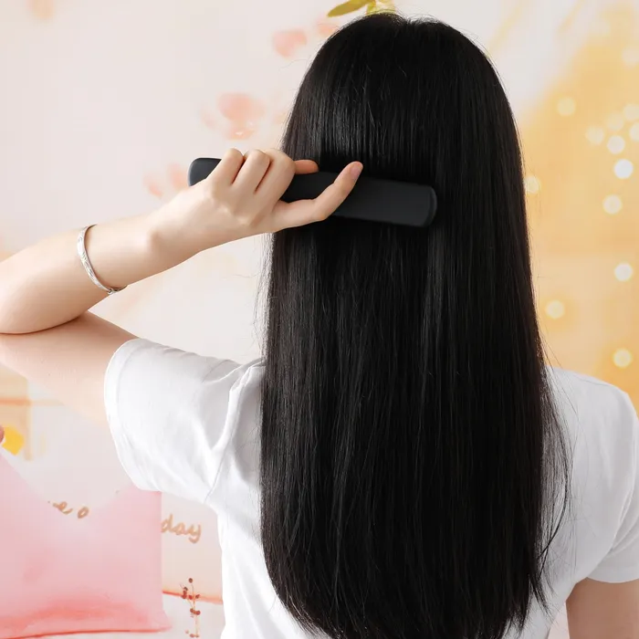 Yellow Chimes Necklaces Yellow Chimes Flat Hair Brush with Strong Flexible Bristles Curl Defining Brush for Thick Curly Wavy Hair Small Size Hair Styling Brush for Women Men