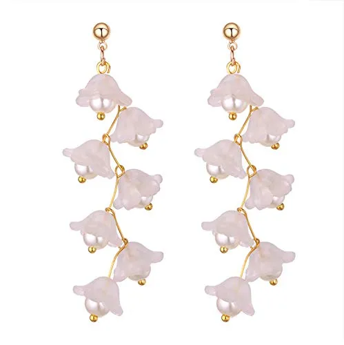 Yellow Chimes Necklaces Yellow Chimes Floral Acrylic Dangler Earring for Women and Girls Yellow Chimes Necklaces Yellow Chimes Floral Acrylic Dangler Earring for Women and Girls
