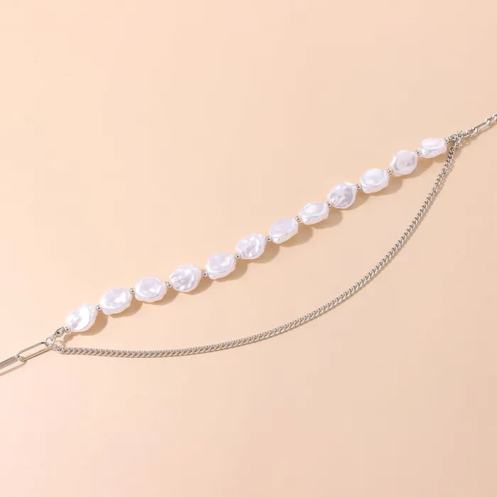 Yellow Chimes Necklaces Yellow Chimes Necklace for Women and Girls Pearl Necklace for Women 2 Pcs Combo of Gold Plated Pearl Necklace for Girls Birthday Gift for girls and women Anniversary Gift for Wife