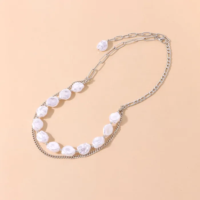 Yellow Chimes Necklaces Yellow Chimes Necklace for Women and Girls Pearl Necklace for Women 2 Pcs Combo of Gold Plated Pearl Necklace for Girls Birthday Gift for girls and women Anniversary Gift for Wife